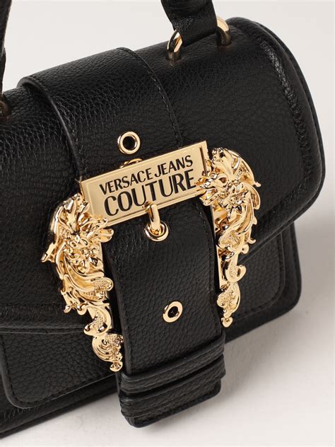 borsa versace jeans nera lucida|Borse Versace Jeans Couture da donna .